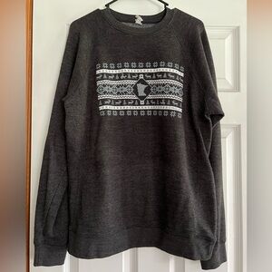 Fairisle Style Crewneck Sweatshirt